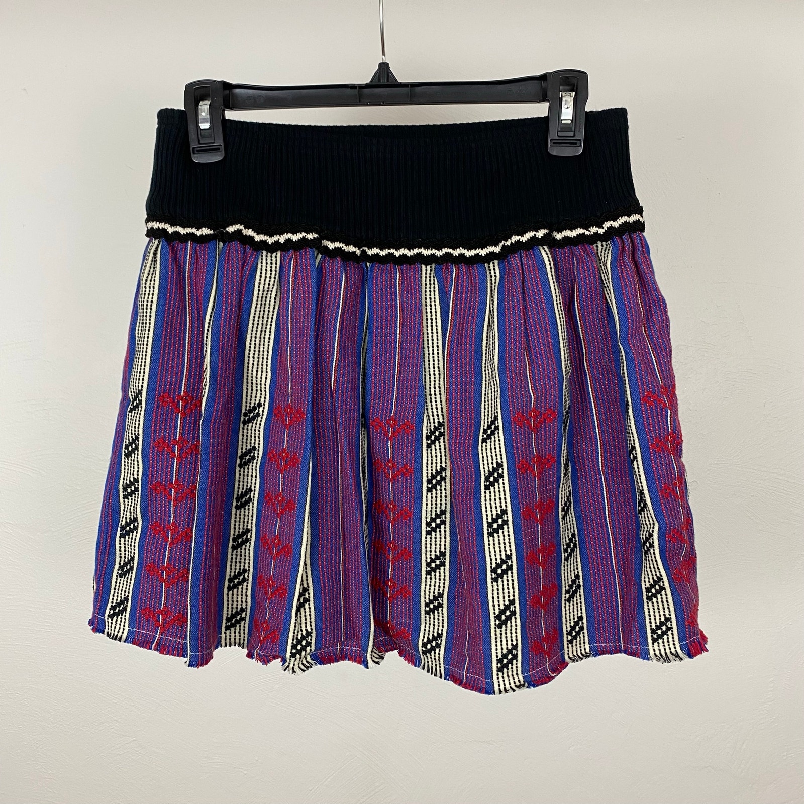 Free People Cheerful Composition Skirt - Blue - Small
